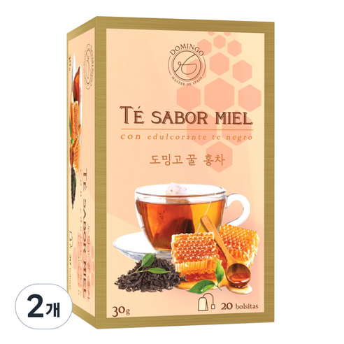 도밍고 꿀홍차, 1.5g, 20개입, 2개