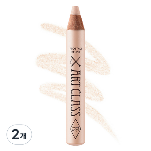 투쿨포스쿨 아트클래스 프로타주 펜슬 아이섀도우, 11호 듀 베이지, 2개