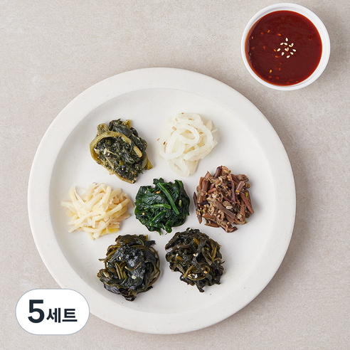 정미경키친 비빔밥용 산채나물 비빔세트 190g, 5세트