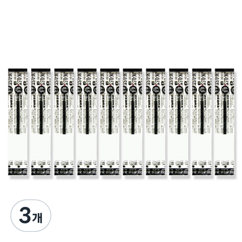 제브라 젤잉크 JK 리필심 0.5mm, 흑색, 30개