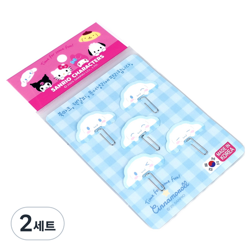 바이하츠 시나모롤 표시크립 5종 세트, 2세트