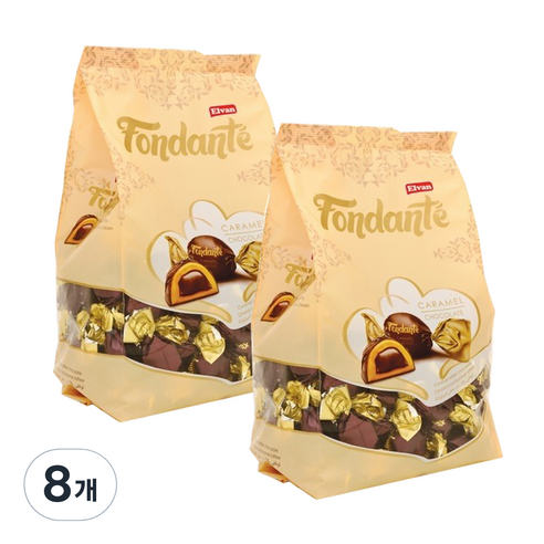 엘반 폰단테 카라멜향 토피, 150g, 8개