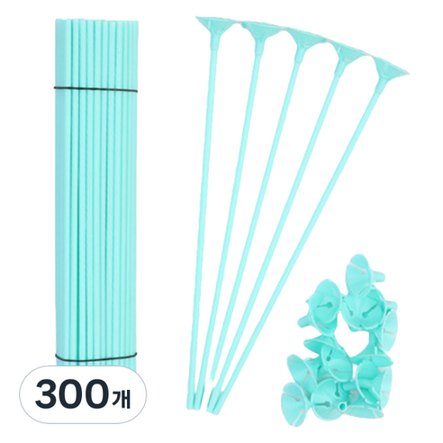 스타리움 풍선 컵스틱 32cm, 민트, 300개