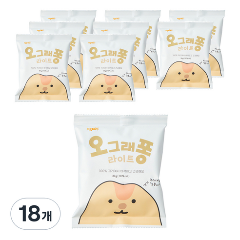 오그래퐁 라이트 시리얼, 30g, 18개
