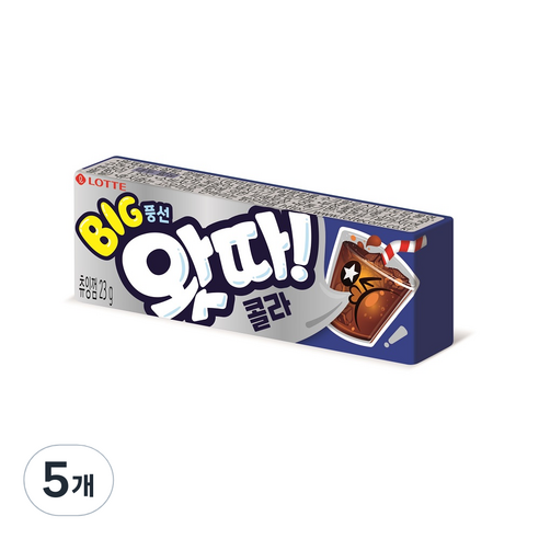 왓따 콜라 풍선껌, 23g, 5개