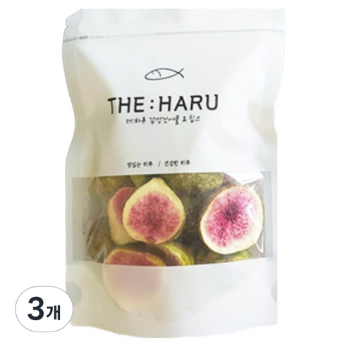 더하루 동결건조과일 무화과, 55g, 3개