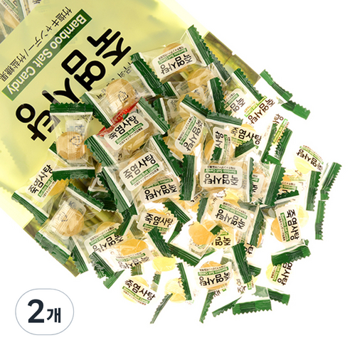 일광제과 죽염사탕, 700g, 2개