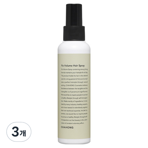 차홍 픽스 볼륨 헤어 스프레이, 120ml, 3개