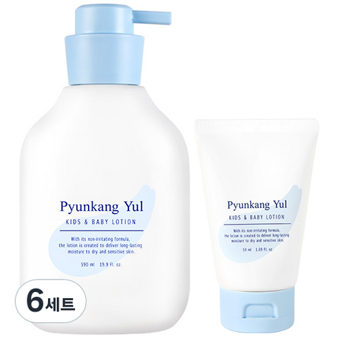 편강율 키즈앤베이비 로션 590ml + 50ml 스위트 오렌지, 6세트