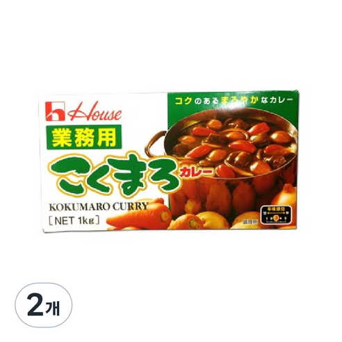 [하우스식품] 카레, 1kg, 2개