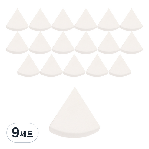 더분 하이드로 스펀지 6p, 흰색, 9세트