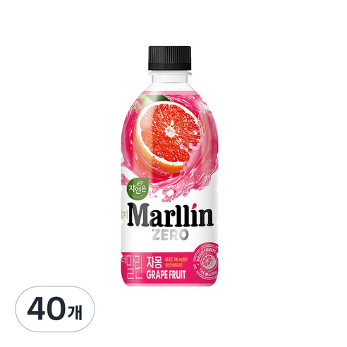 자연은 더말린 자몽 혼합음료, 500ml, 40개