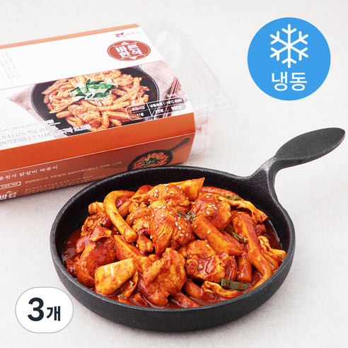 바른식 춘천식 닭갈비 떡볶이 (냉동), 950g, 3개