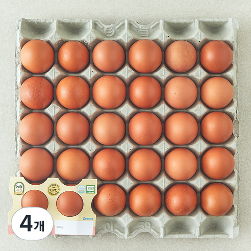 농협 EPC 무항생제 인증 특란 1.8kg, 4개, 30구