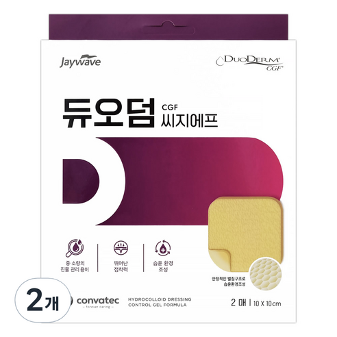듀오덤 제이웨이브 씨지에프 CGF 벌집폼밴드 2p, 2개