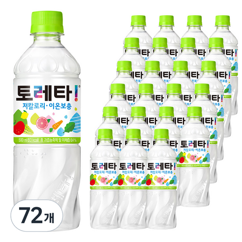 토레타 이온음료, 500ml, 72개