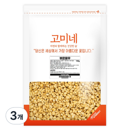 고미네 볶은 율무, 100g, 3개