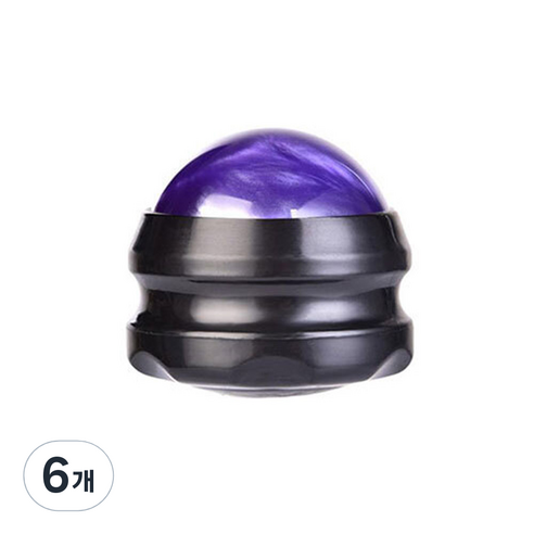 딕스포츠 블랙 마사지볼, 6개, 퍼플