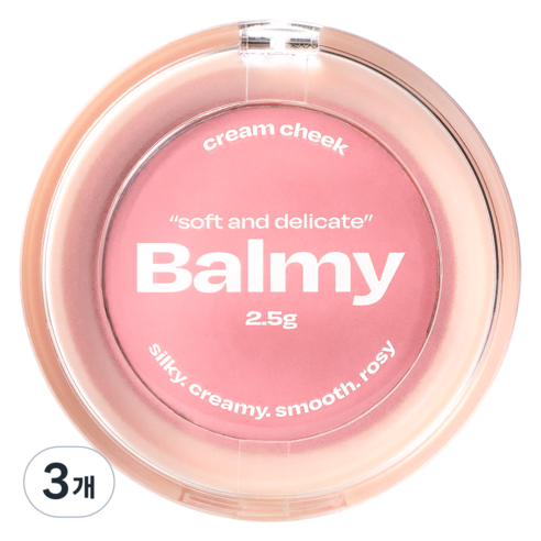 얼터너티브스테레오 바미 크림 치크 2.5g, 3개, 2 스트로베리 밀크