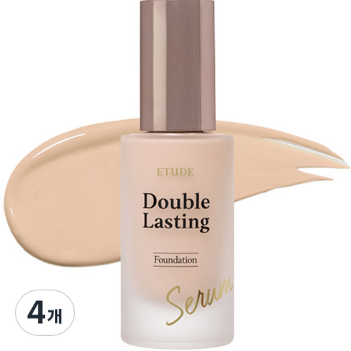 에뛰드 더블래스팅 세럼 스킨 파운데이션 30g, 샌드 23N1, 4개