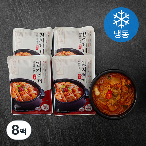 원할머니 부드러운 고기 듬뿍 김치찌개 (냉동), 500g, 8팩