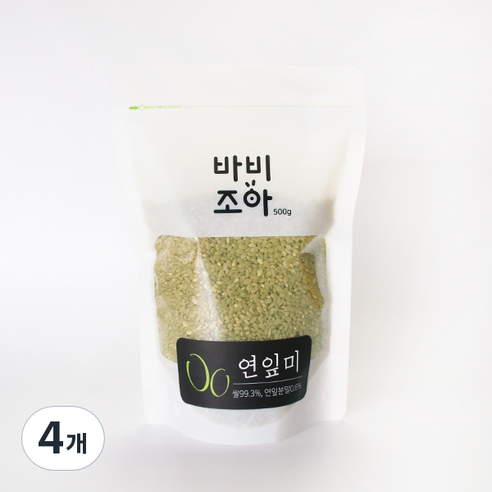 바비조아 연잎미, 500g, 4개