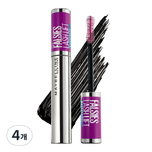 메이블린 폴시 래시 리프트 마스카라 8.6ml, 4개