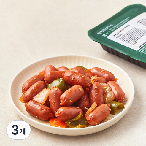집반찬연구소 케찹 소세지 야채볶음, 150g, 3개