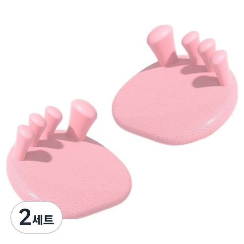 휴다온 오다리 운동 바른자세 슬리퍼 세트 핑크, 2세트