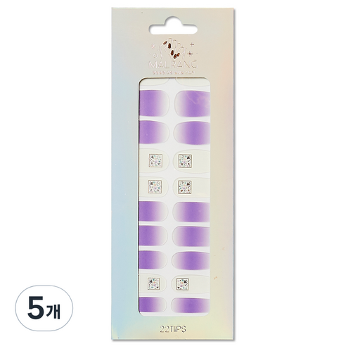 메이브라운 말랑이 젤네일스티커, ST13, 5개