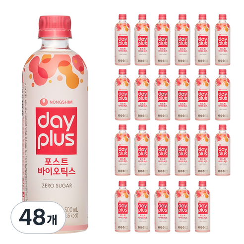 농심 데이플러스 포스트바이오틱스, 500ml, 48개