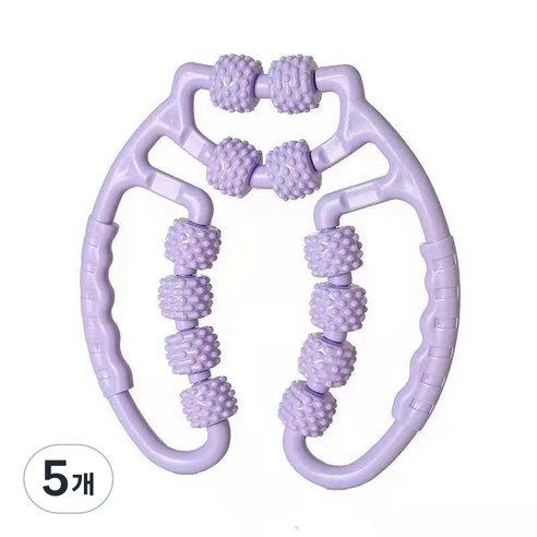 민민월드 12롤 전신 마사지기, 5개, 퍼플