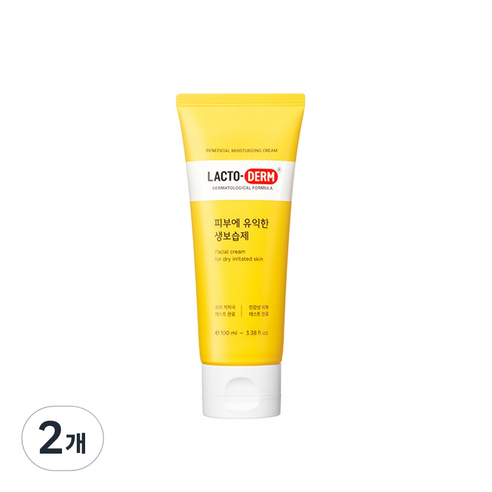 락토덤 피부에 유익한 생보습제, 100ml, 2개