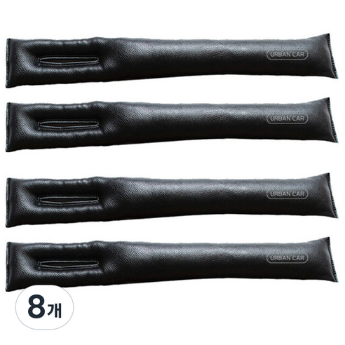 어반카 차량용 틈새쿠션 4p, 블랙, 8개