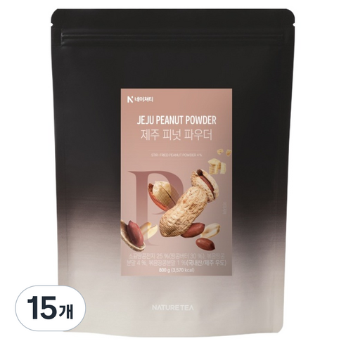 네이쳐티 제주피넛 파우더, 800g, 15개, 1개입