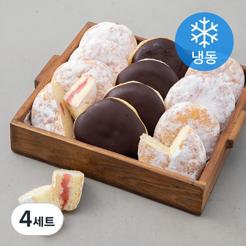 디엔비 도넛 멀티팩 A타입 12개 (냉동), 760g, 4세트
