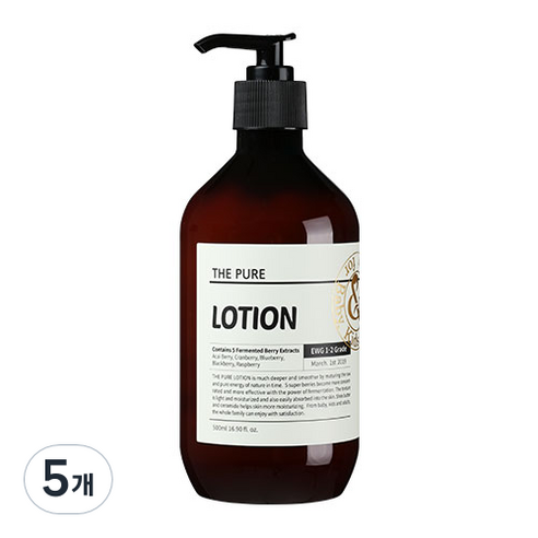 더퓨어 로션, 5개, 500ml
