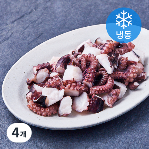 와일드캐치 문어 타코야끼용 (냉동), 4개, 250g