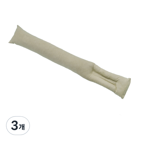 엠노블 차량용 스웨이드 틈새쿠션, 베이지, 3개