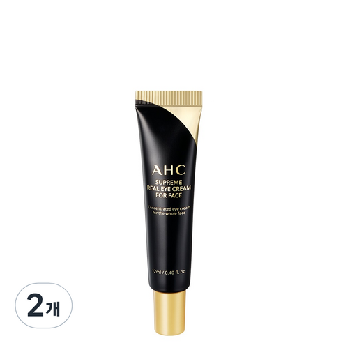 AHC 슈프림 리얼 아이크림 포 페이스, 12ml, 2개