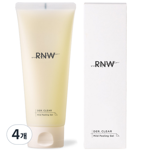 알엔더블유 마일드 각질제거 필링젤, 150ml, 4개