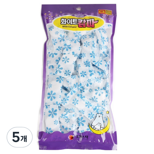 크린스타 화이트캄파 650 부직포형 서랍장 나프탈렌 65p, 260g, 5개