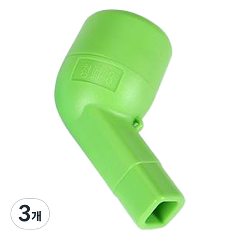 청폐88 수동식 흉벽 진동기, 연두색(불투명), 3개
