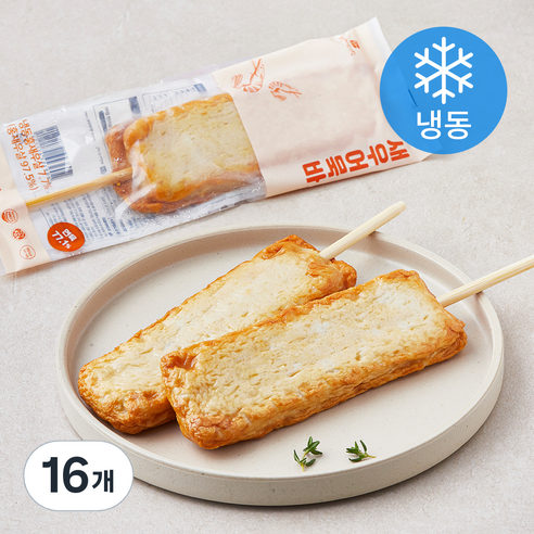 영자어묵 새우어묵바 (냉동), 80g, 16개