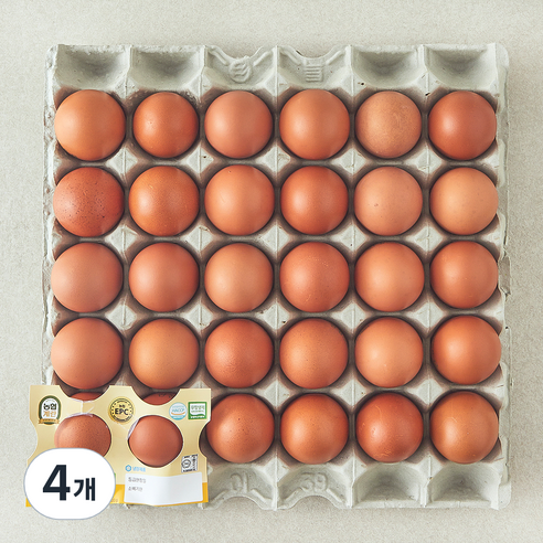 농협 EPC 무항생제 인증 1등급 특란 1.8kg, 4개, 30구