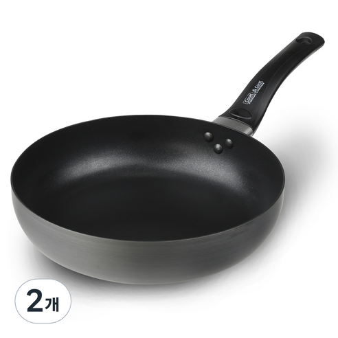쿡앤쿡 하드앤롱 아노다이징 후라이팬, 26cm, 2개