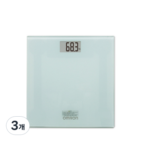 오므론 디지털 체중계, HN-289, 혼합색상, 3개