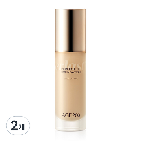 에이지투웨니스 퍼펙트 핏 리퀴드 파운데이션 30ml, 2개, 2호 아이보리