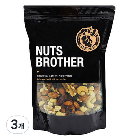 너츠브라더 믹스넛 오리진, 600g, 3개