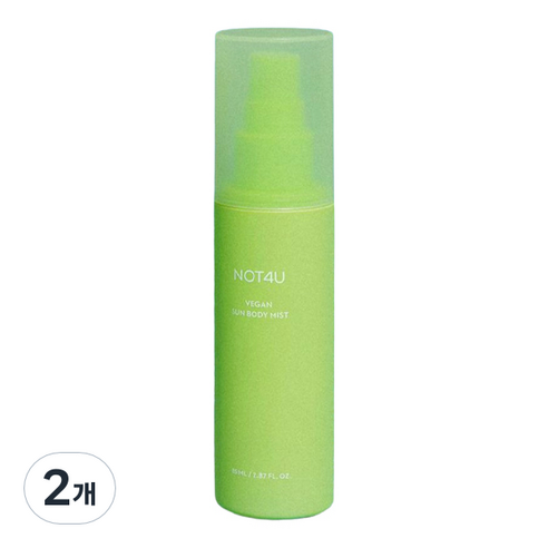 낫포유 선 바디 미스트 SPF40 PA+++ 제스트 블룸, 85ml, 2개